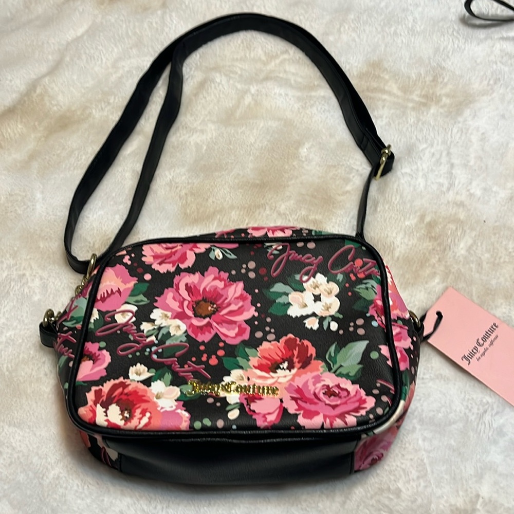Juicy Couture Camera Crossbody (Pick ur Petal Black)